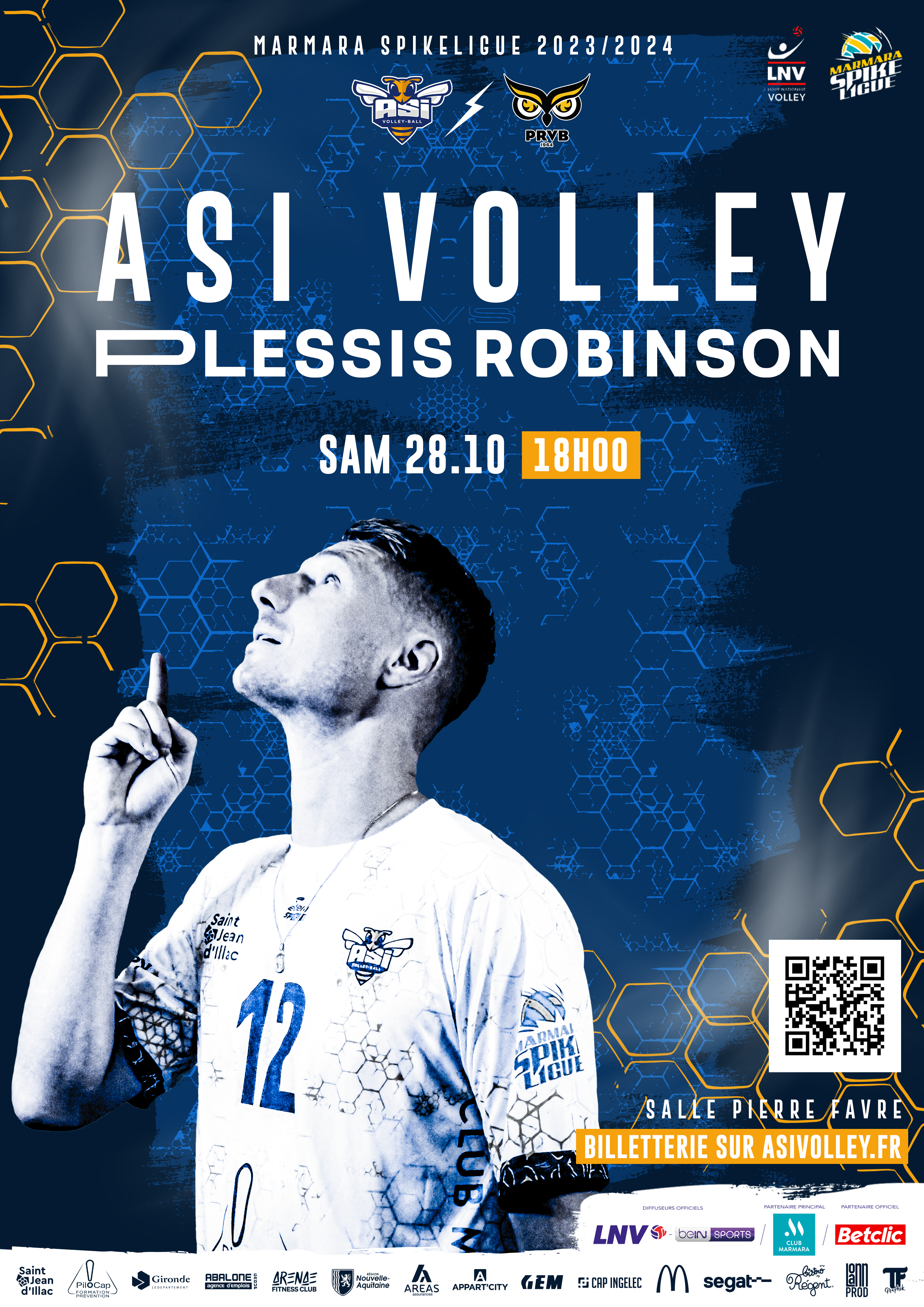 ASI vs PLESSIS-ROBINSON : 1er match à domicile le 28 octobre à 18h