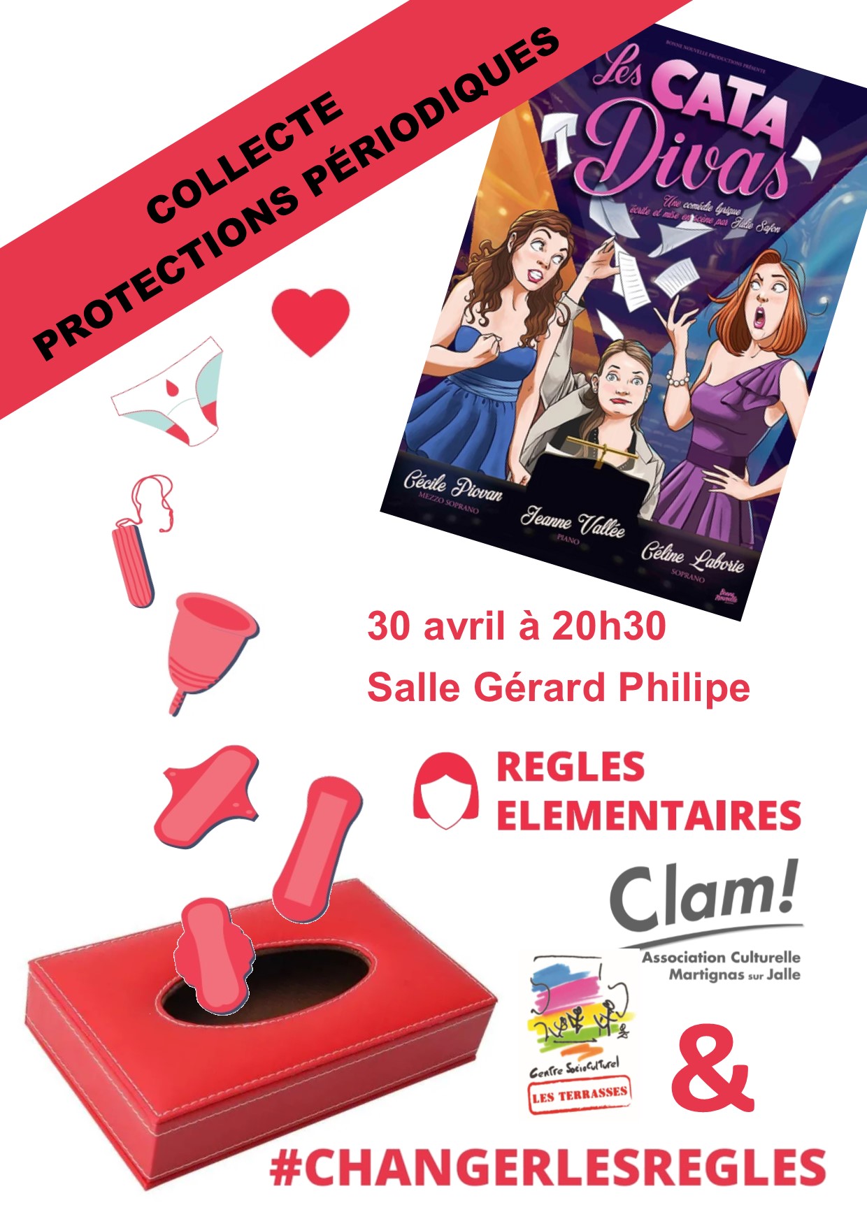 Collecte de protections périodiques pour les femmes