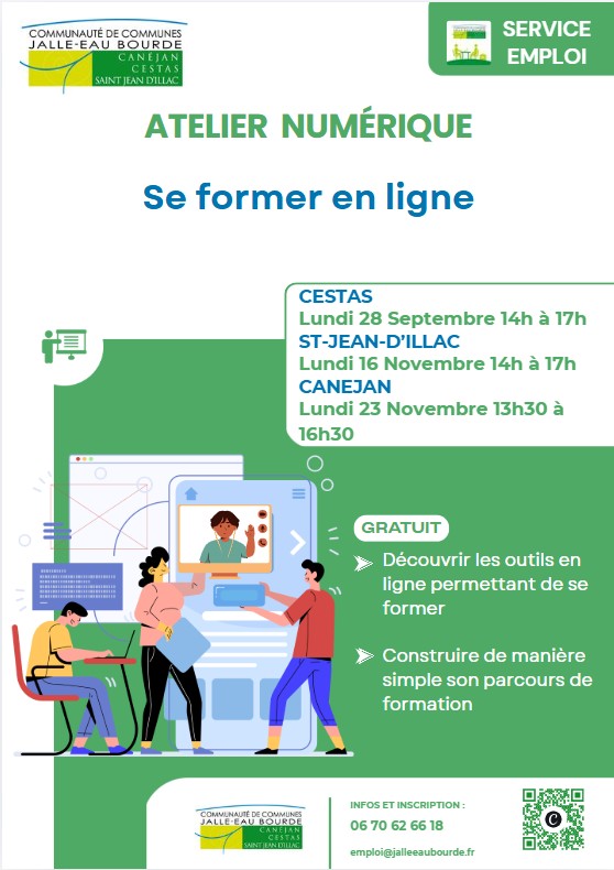 [ATELIER NUMÉRIQUE] Se former en ligne