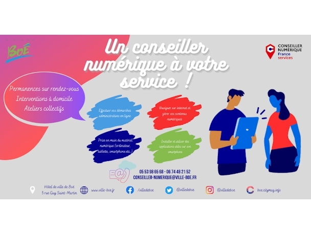 Un conseiller numérique à votre service ! 