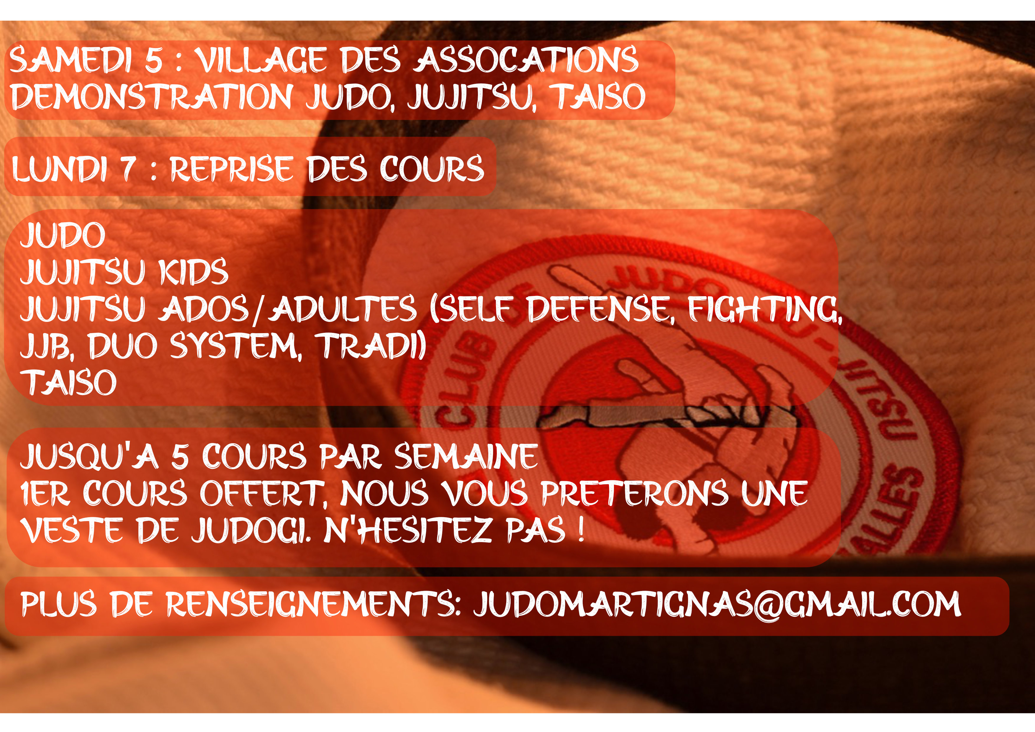Nouvelle saison Judo Jujitsu Self defense Taiso 🥋🥊⛩️🇧🇷🧘
