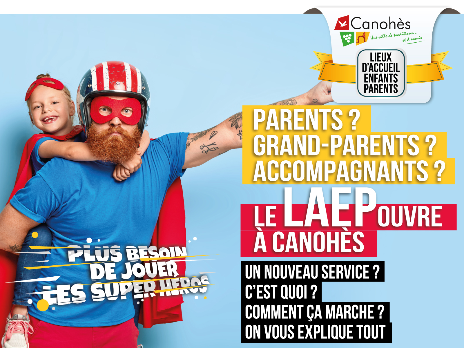 UN NOUVEAU SERVICE POUR LES PARENTS, GRANDS PARENTS, ACCOMPAGNANTS D’ENFANTS DE 0 À 6 ANS 🏡👨‍👩‍👧‍👦