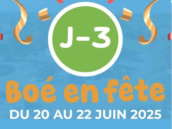 J-3 avant Boé en Fête 2025