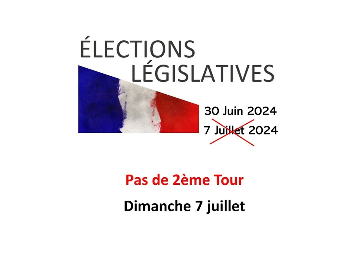 Pas de deuxième tour, ce dimanche 07 juillet 