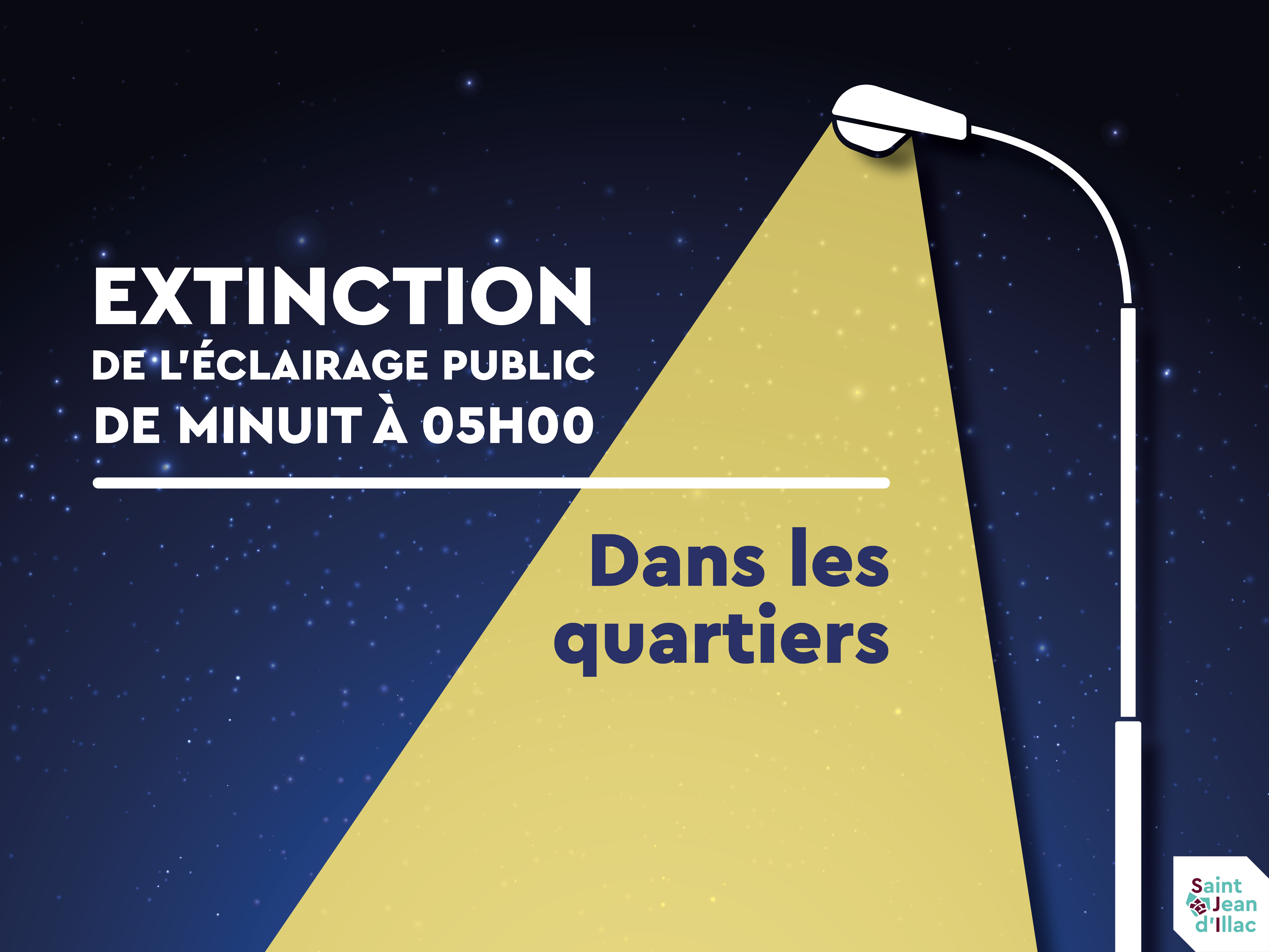 Extinction de l'éclairage de nuit