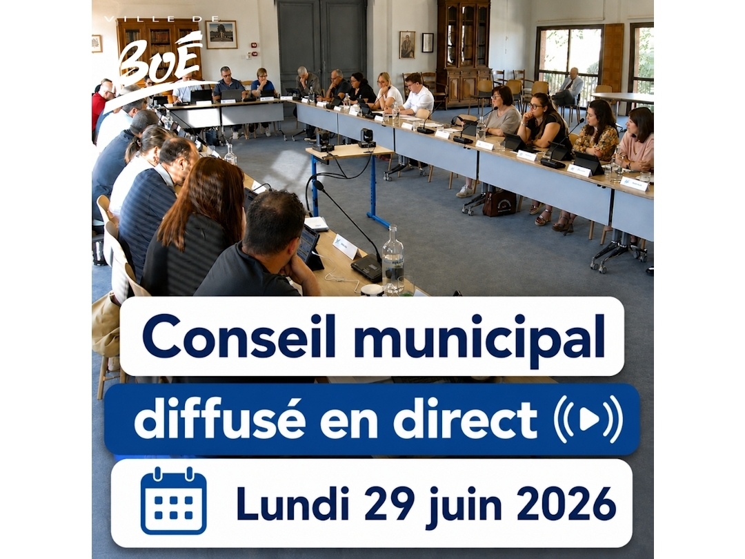 Conseil municipal diffusé en direct