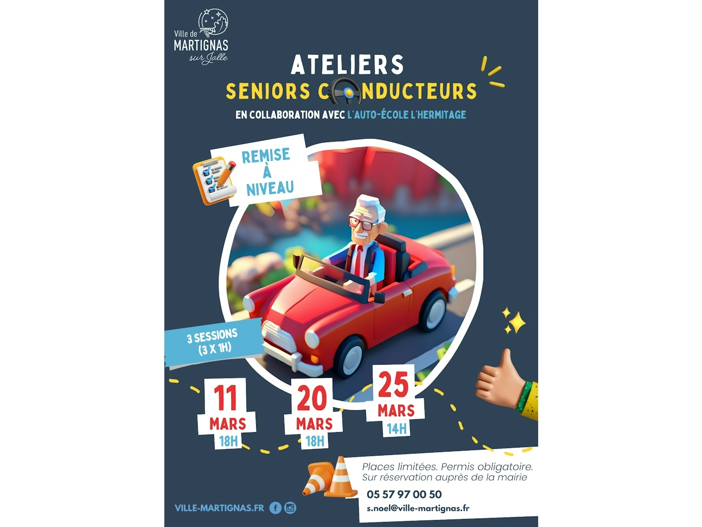 Ateliers Séniors Conducteurs : mettez à jour vos connaissances du Code de la Route !