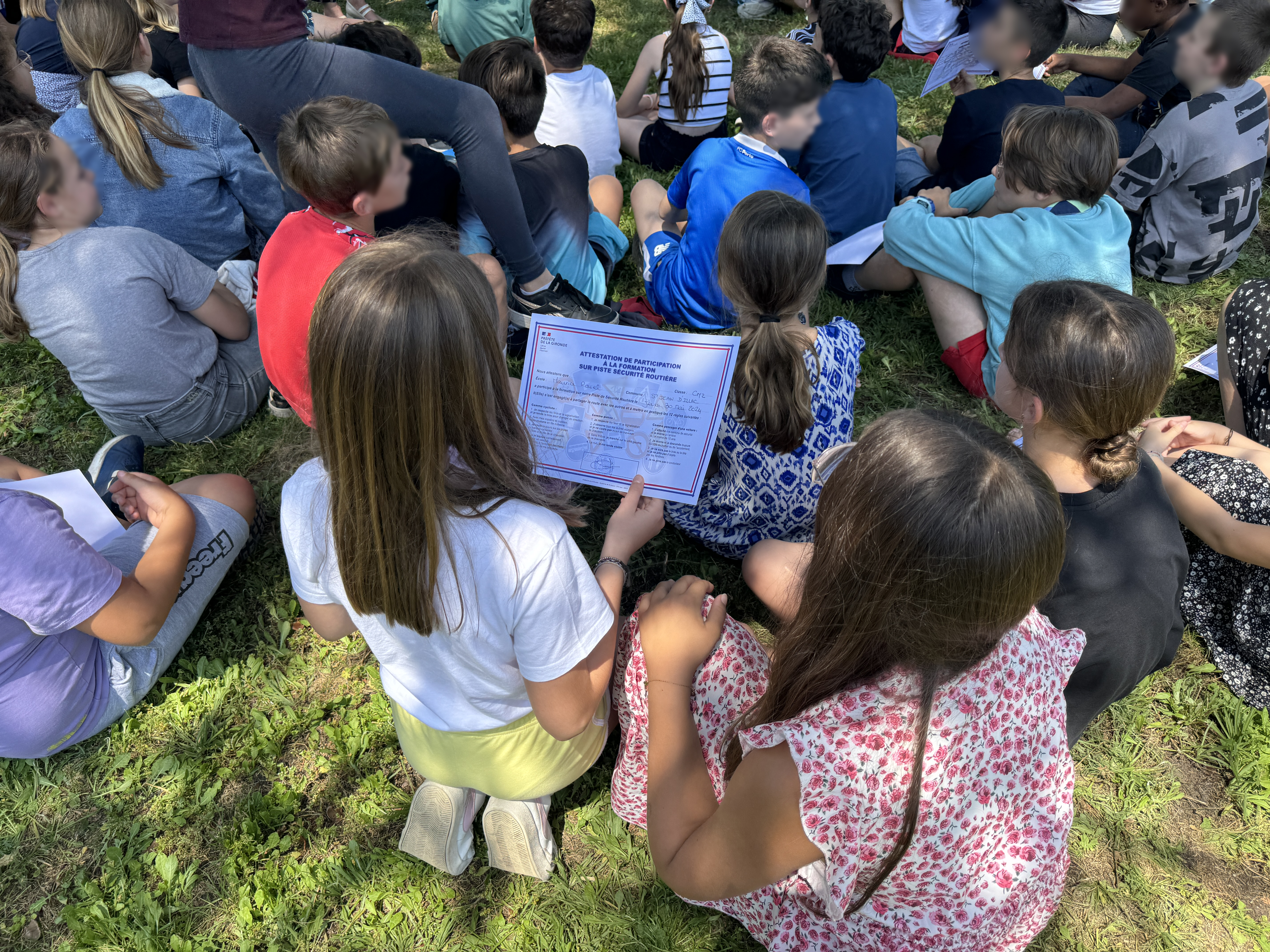 Formation sur piste routière - CM2