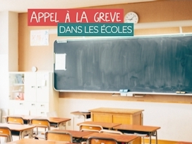 Grève du 5 décembre dans les écoles