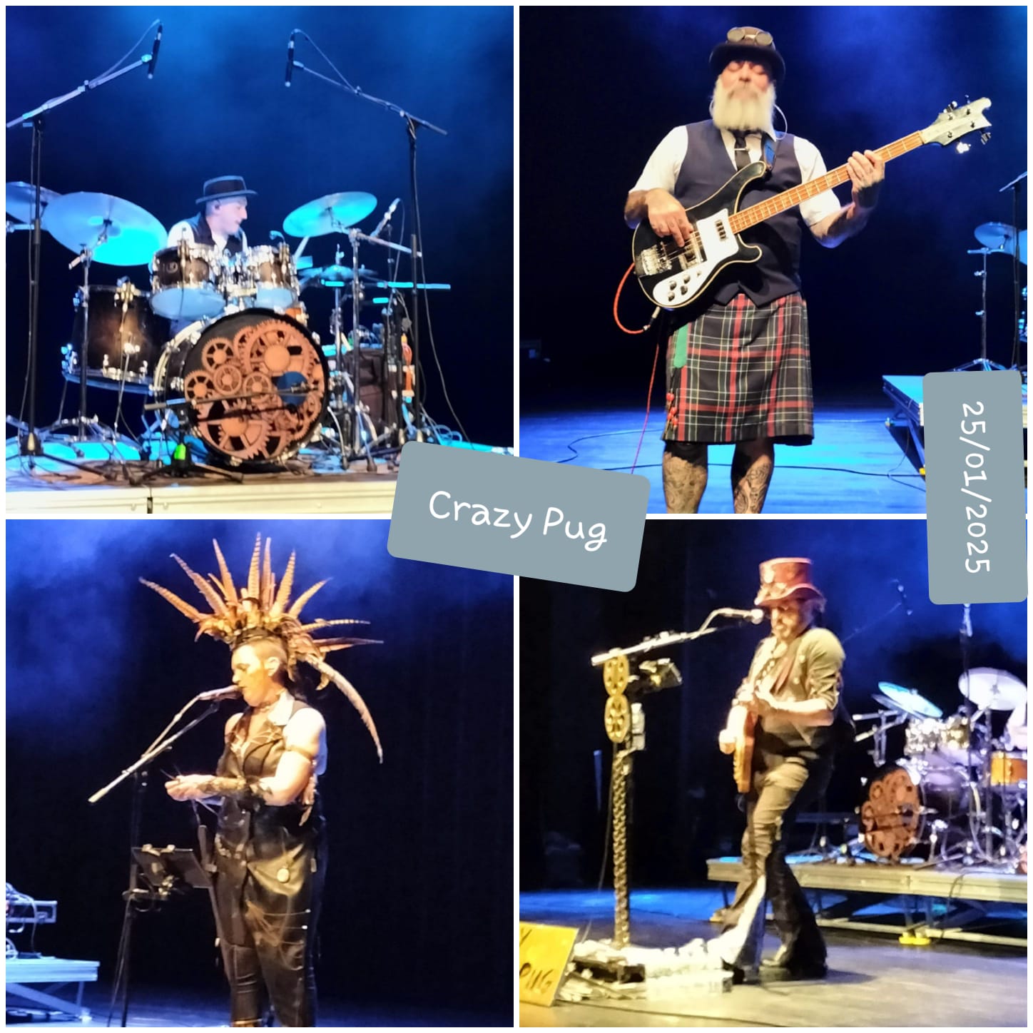 RETOUR SUR LE CONCERT CRAZY PUG