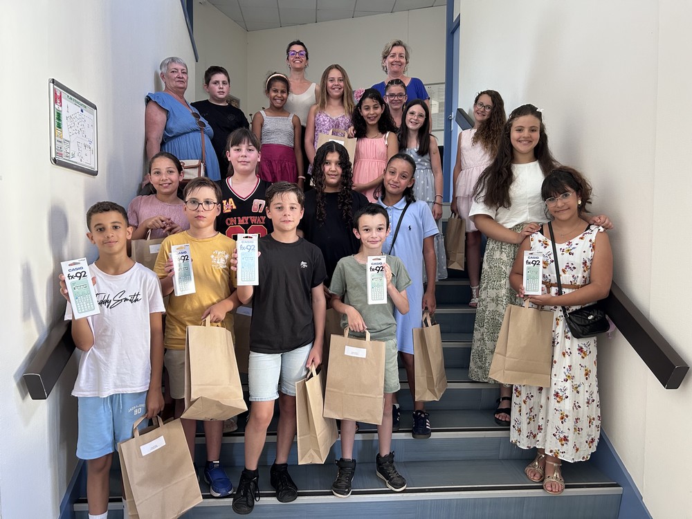 Réception des élèves de CM2