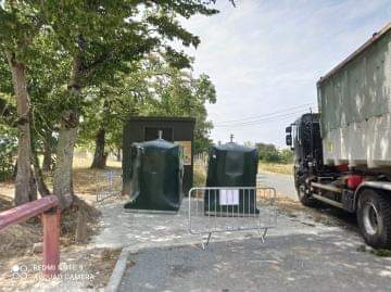 Nouvel emplacement des bornes à verre