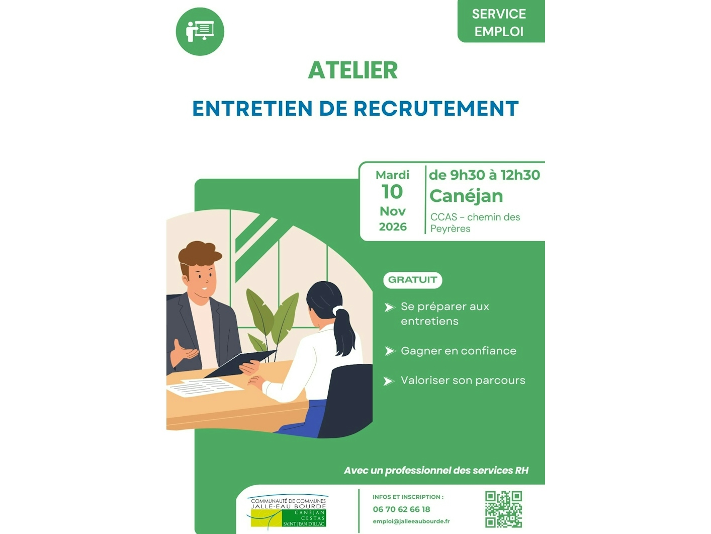 CC JEB - Atelier entretien de recrutement