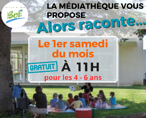 Alors raconte 4-6 ans, histoires tirées des bacs de la médiathèque