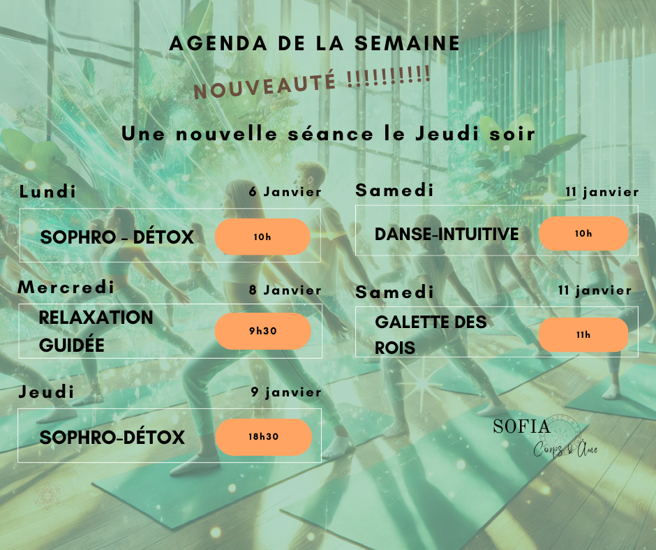 L'agenda de la Semaine