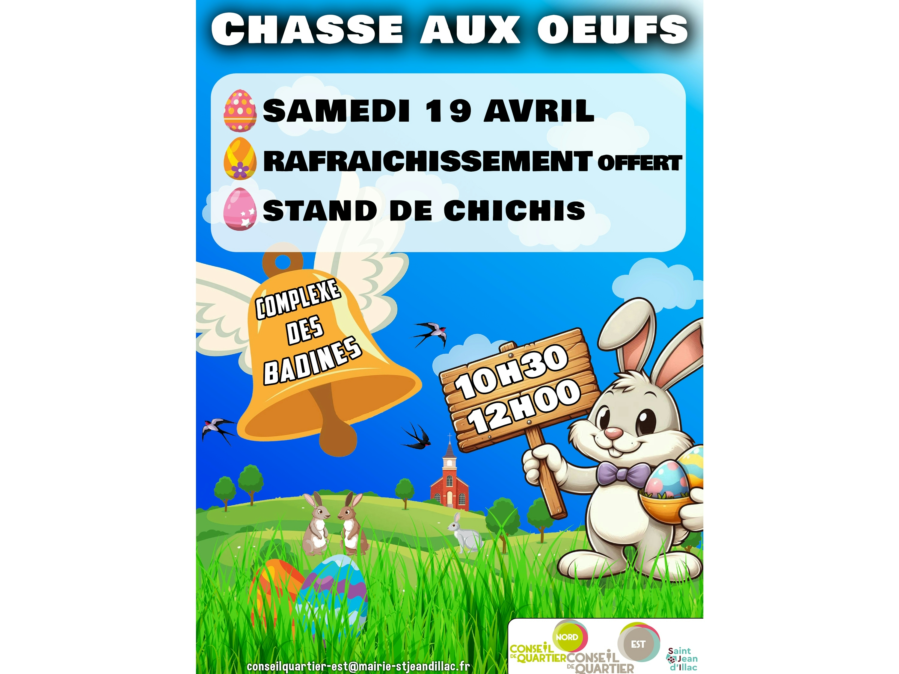 Conseils de quartier Est & Nord - Chasse aux oeufs