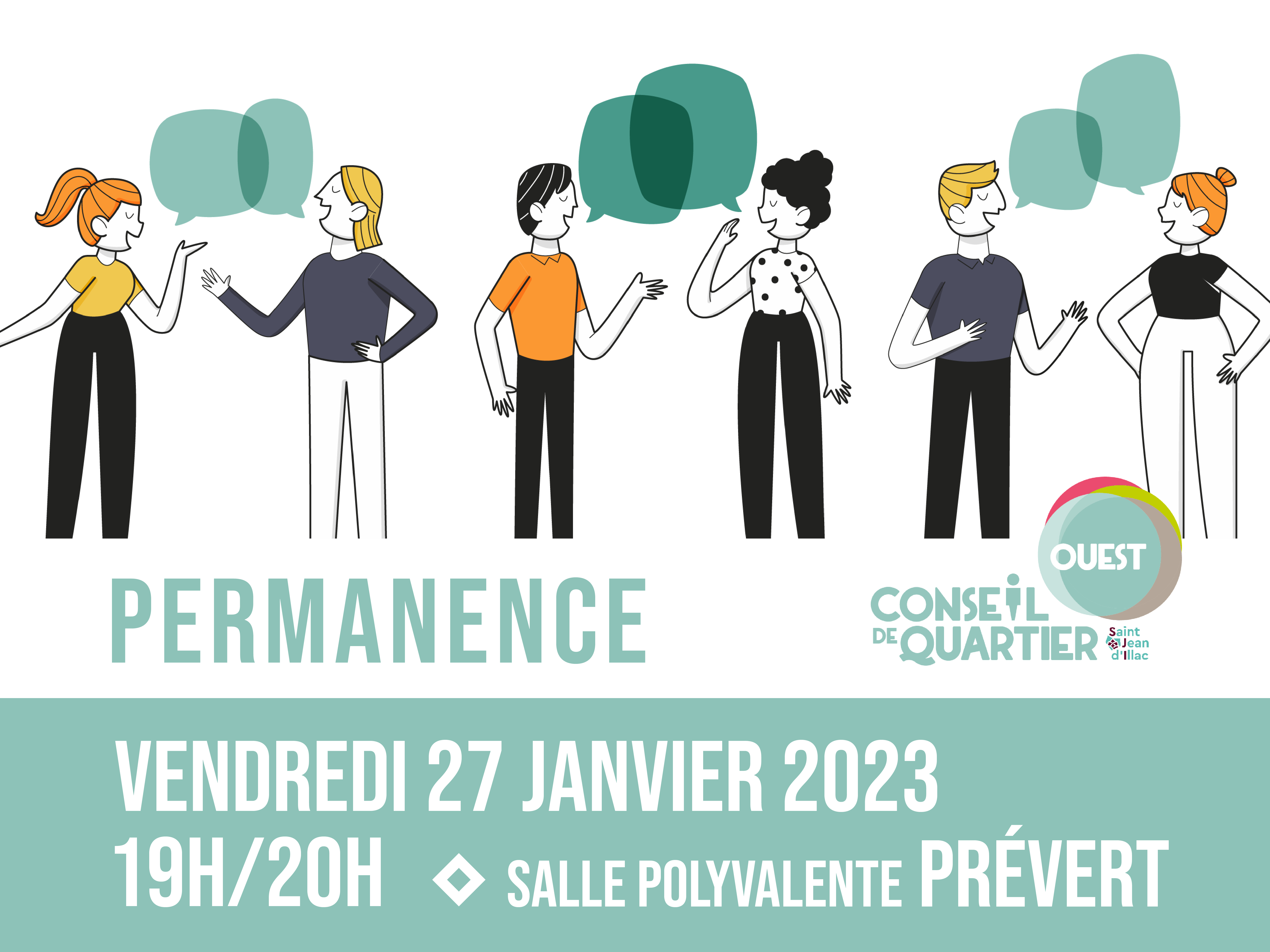 Conseil de quartier OUEST - Permanence