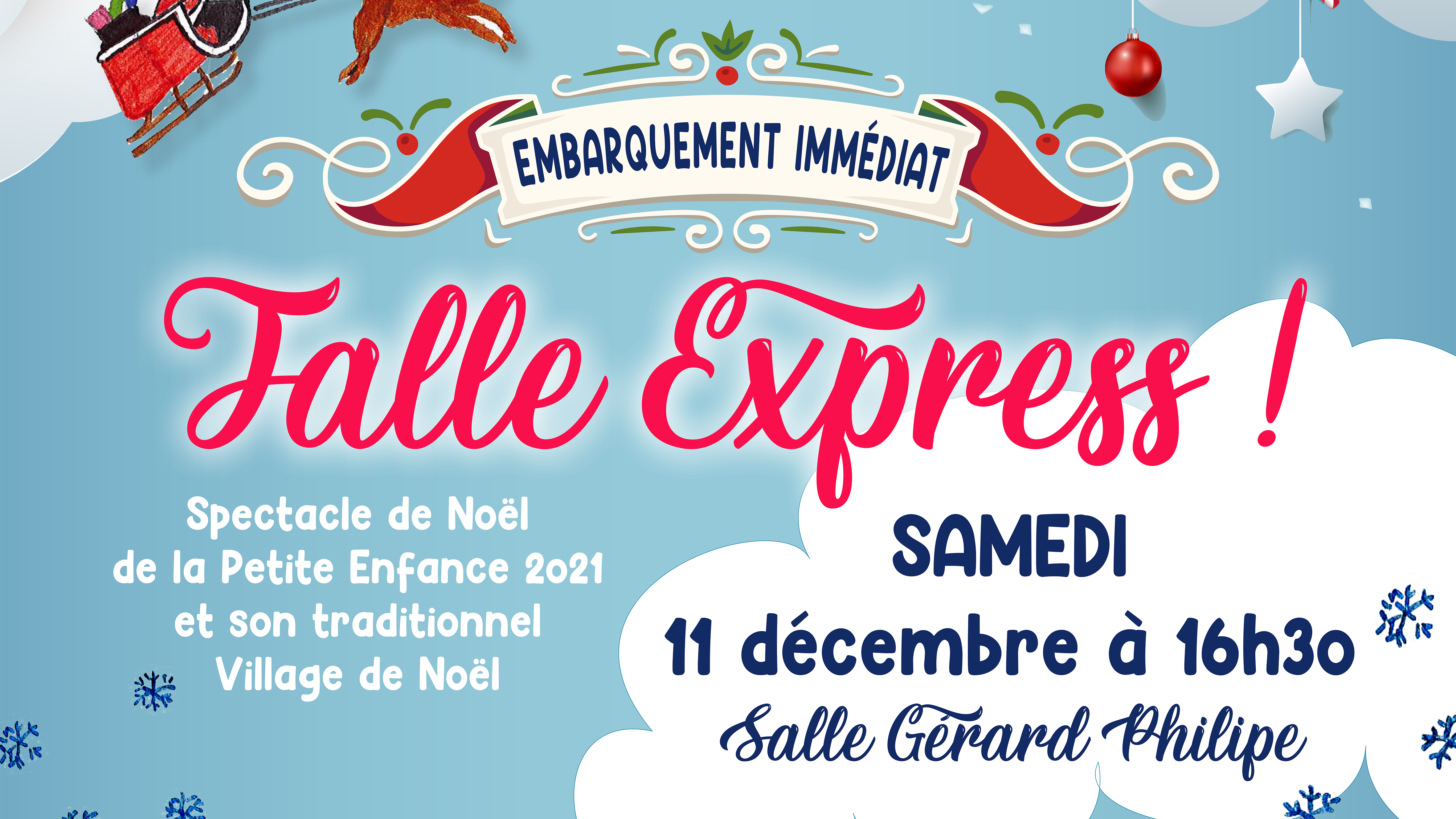 Noël de la Petite Enfance 2021 : embarquement immédiat pour le Jalle Express !
