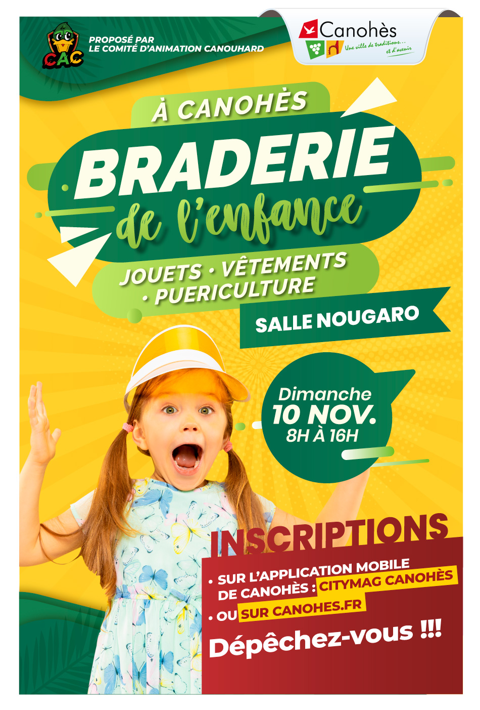 🍂 Braderie de l'enfance à Canohès 🍂
