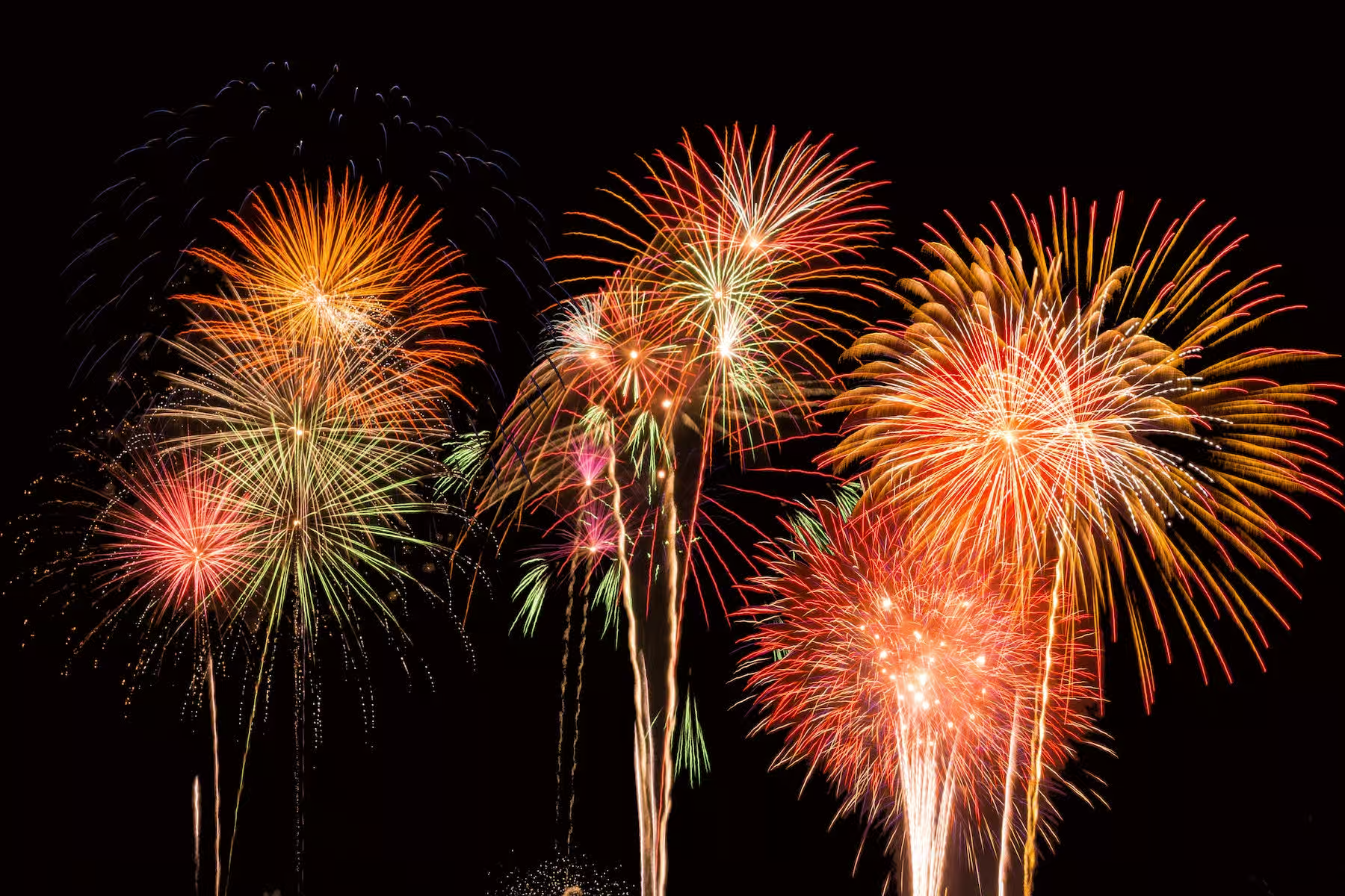 Les moments forts du feu d'artifice