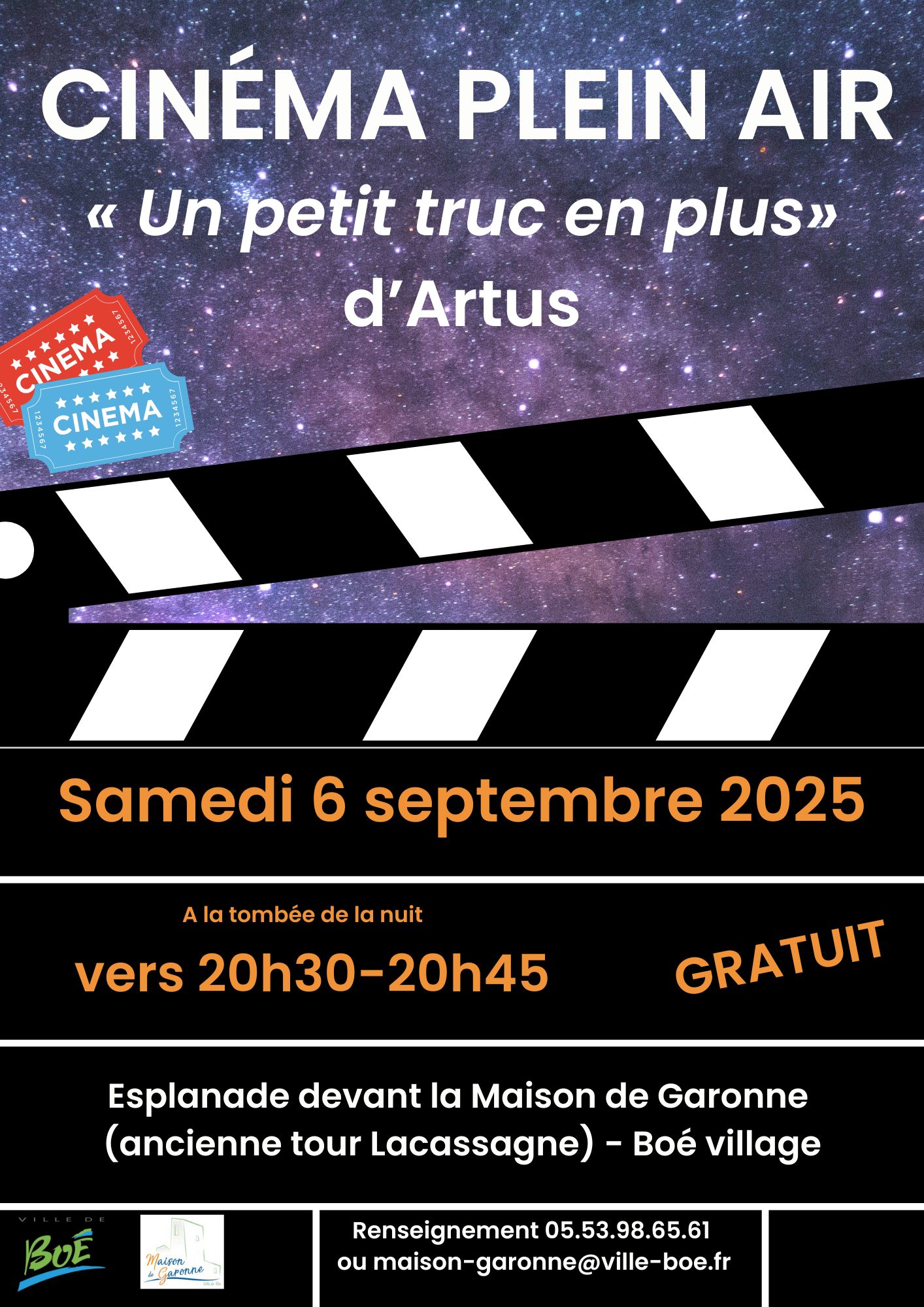 Soirée cinéma plein air