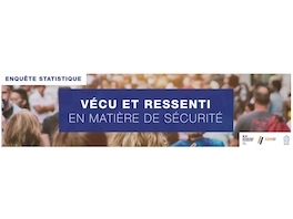ENQUÊTE STATISTIQUE SUR LE VÉCU ET LE RESSENTI EN MATIÈRE DE SÉCURITÉ