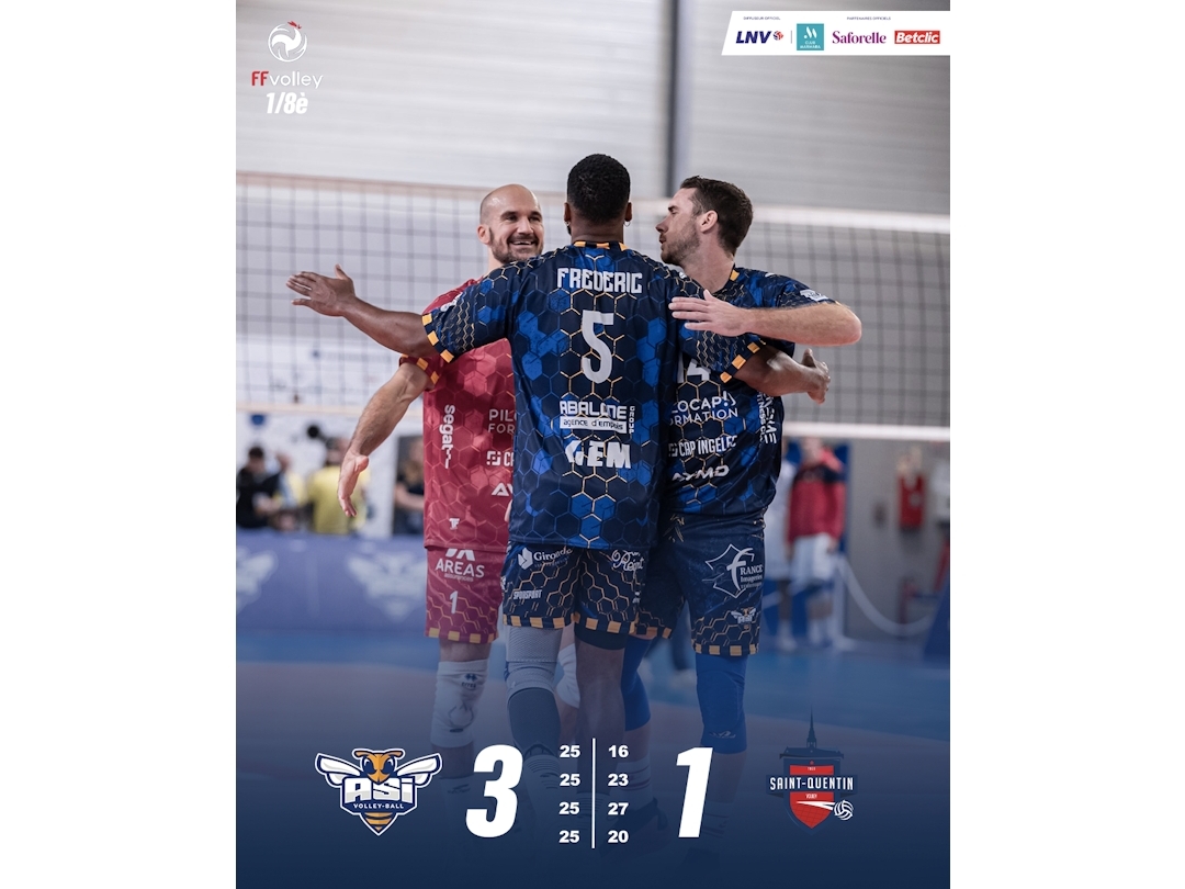 ASI vs St Quentin : Qualification en 1/4 de finale !!