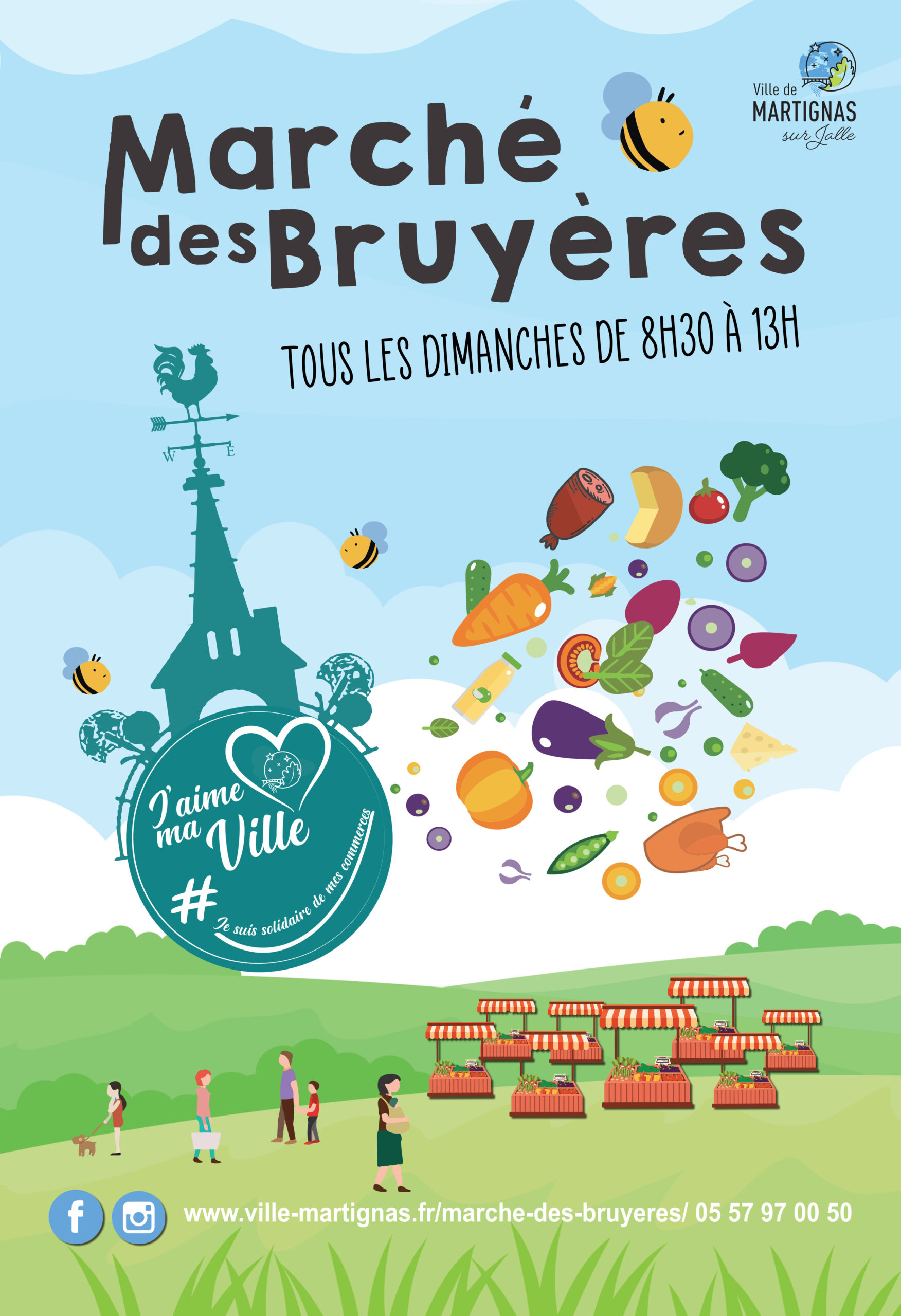 C'est le printemps au marché des bruyères