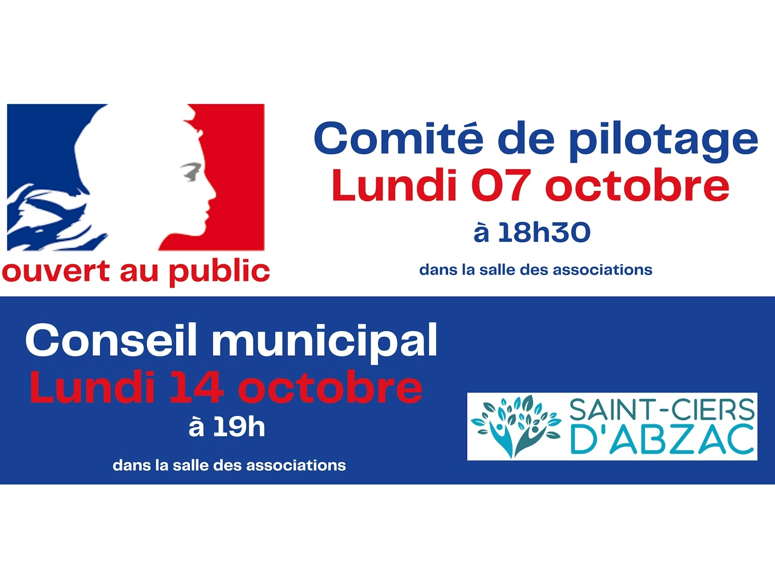 Comité de pilotage et conseil municipal