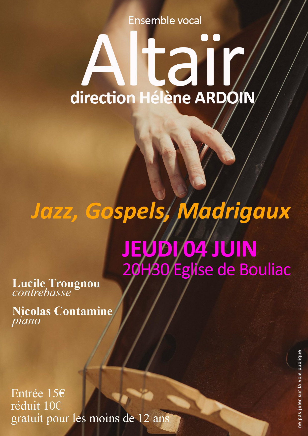 CONCERT JAZZ ET GOSPELS
