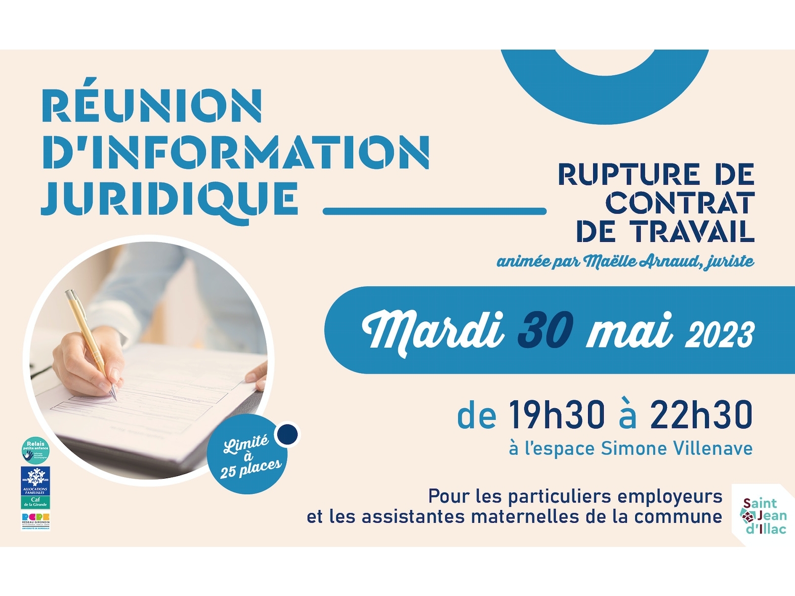 Réunion d'information juridique