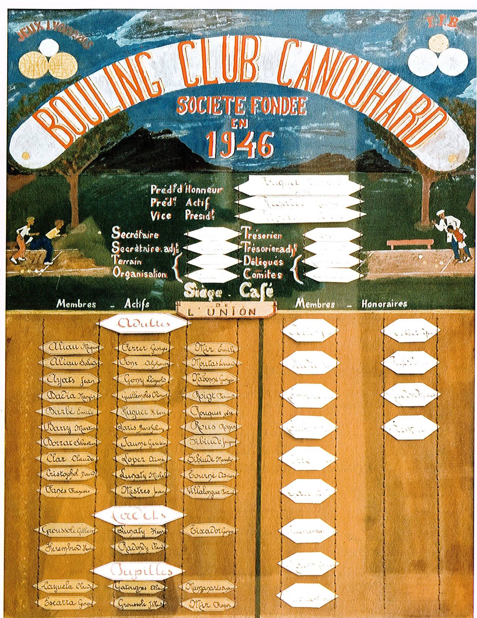 BOULING CLUB CANOUHARD