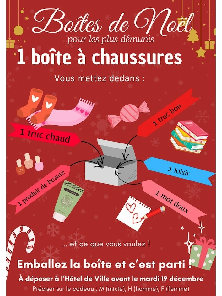 BOÉ PARTICIPE À L’INITIATIVE « BOÎTES DE NOËL SOLIDAIRES »
