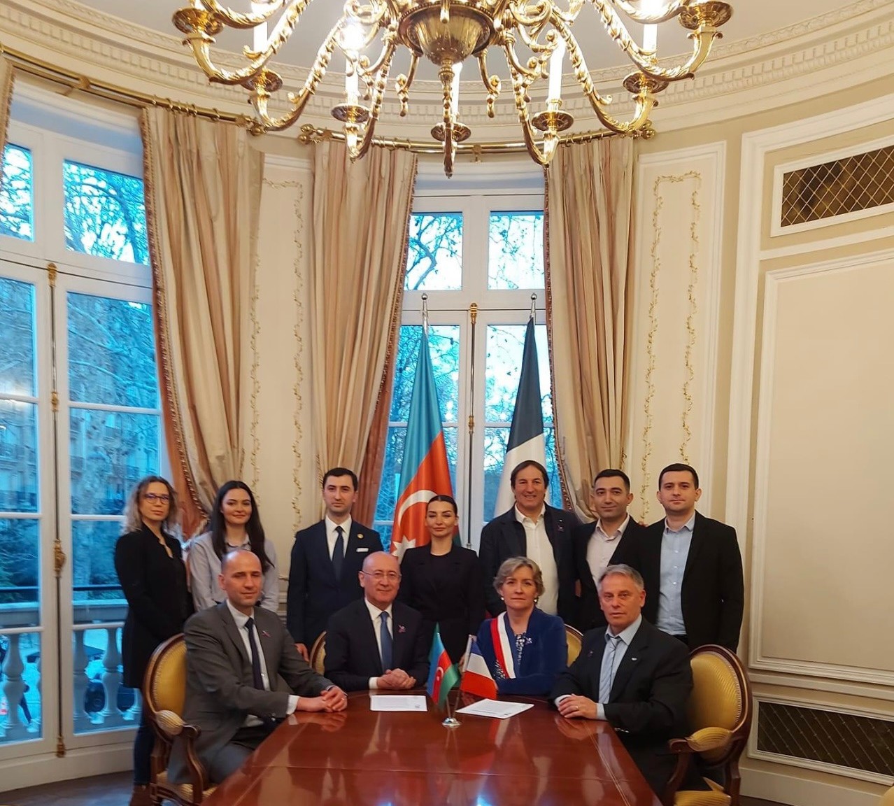 Une délégation d'Azerbaïdjan à Boé et Agen en 2024 