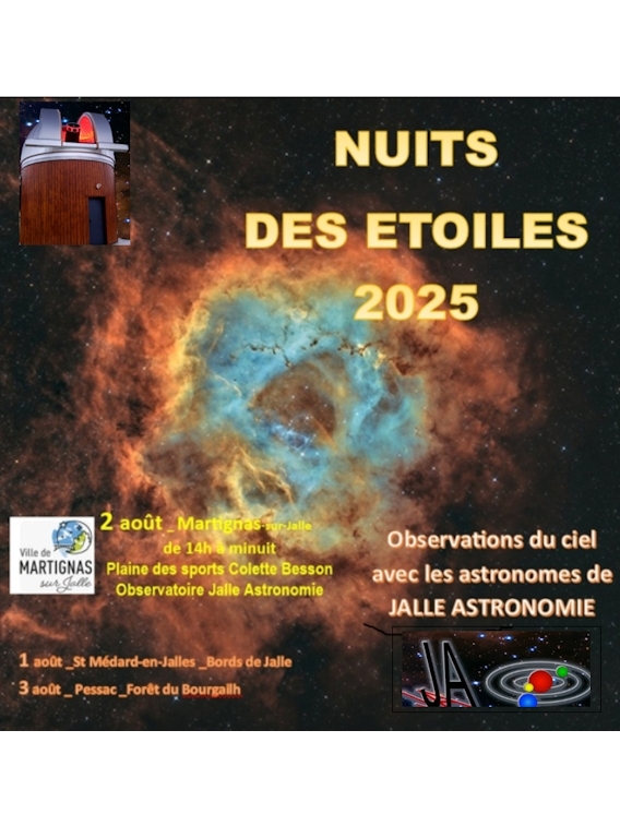 NUITS DES ETOILES 2025 _ JALLE ASTRONOMIE