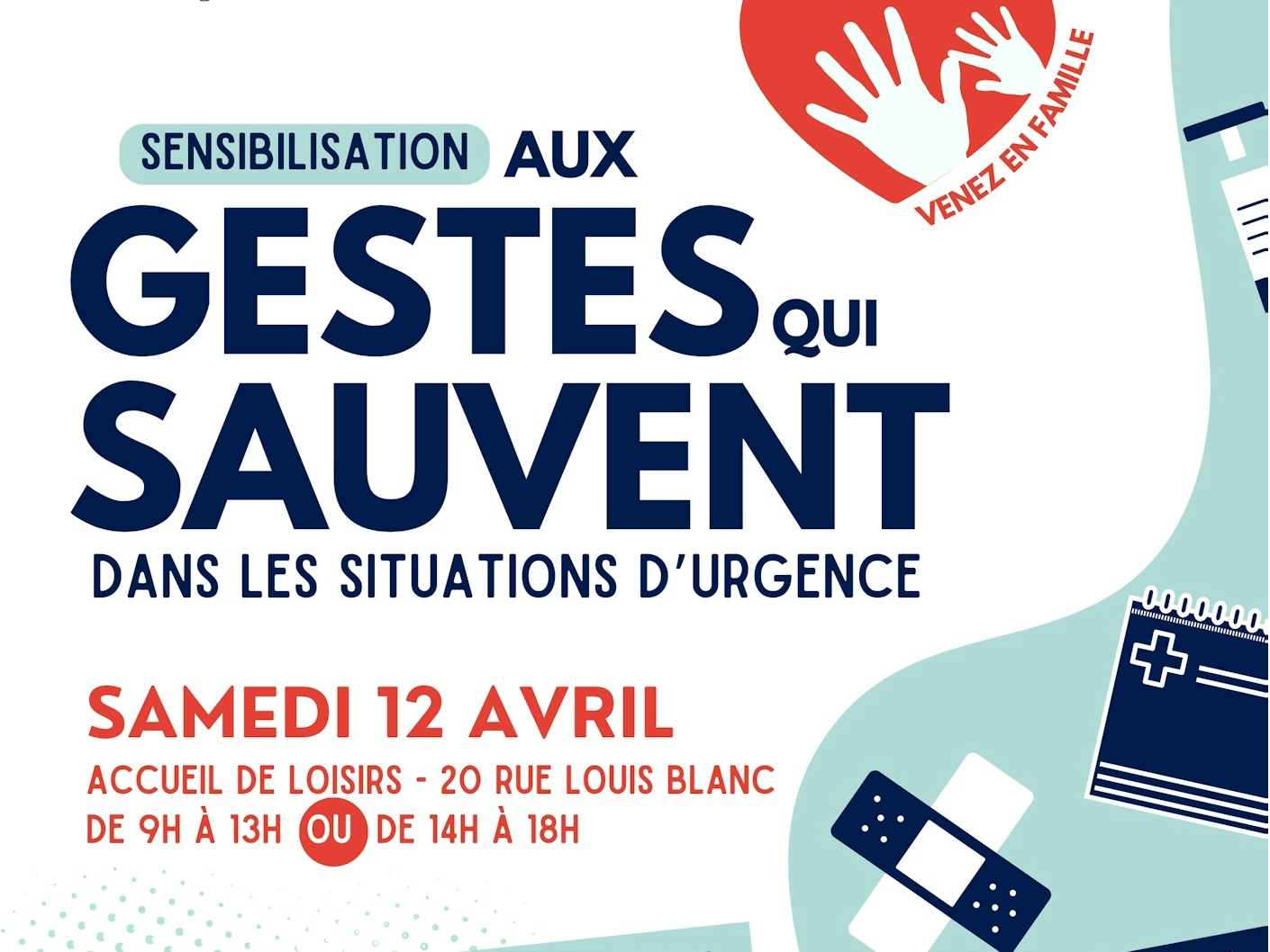 Formation sensibilisation aux gestes qui sauvent proposée par le CMJ