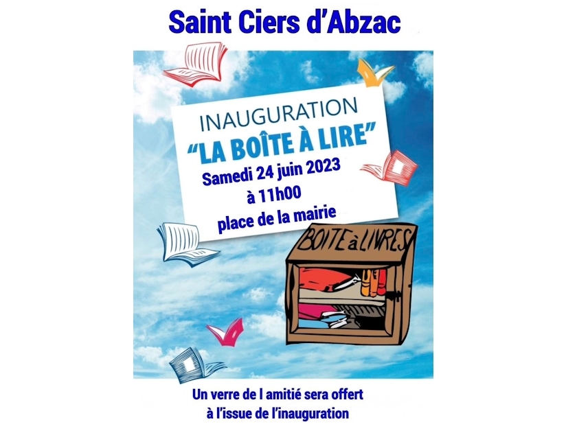 Inauguration de la Boîte à lire