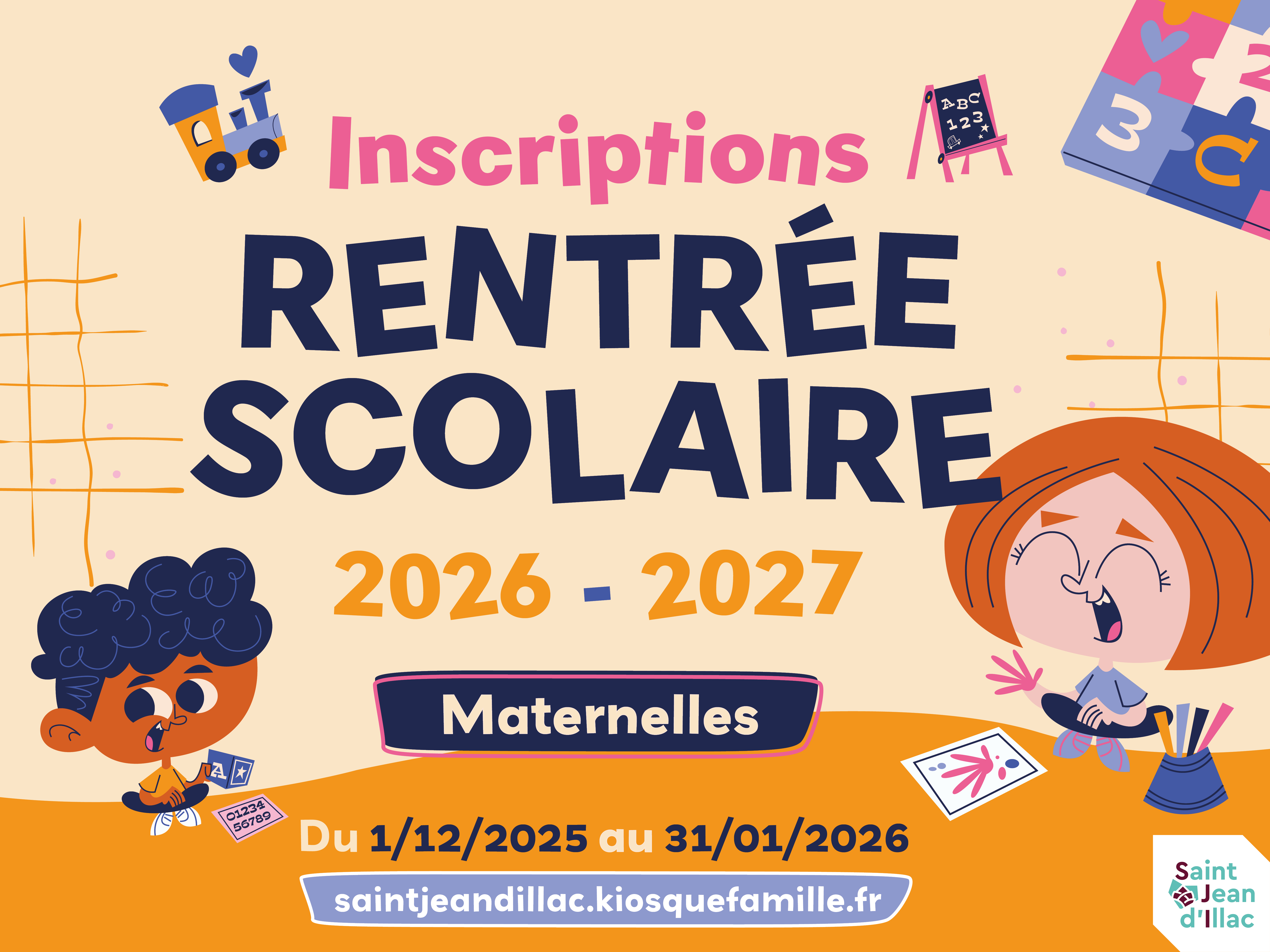 Rentrée scolaire Maternelle 2026