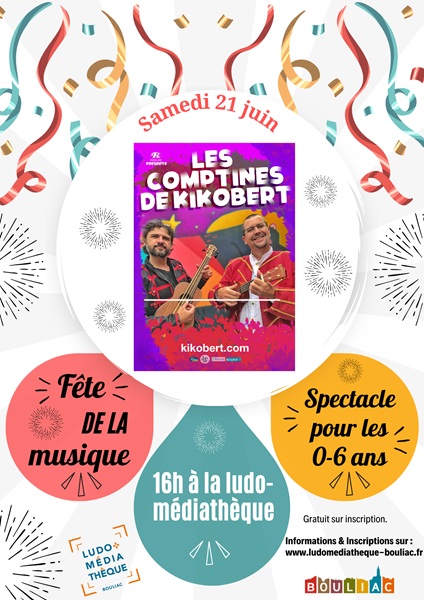 Les comptines de KIKOBERT