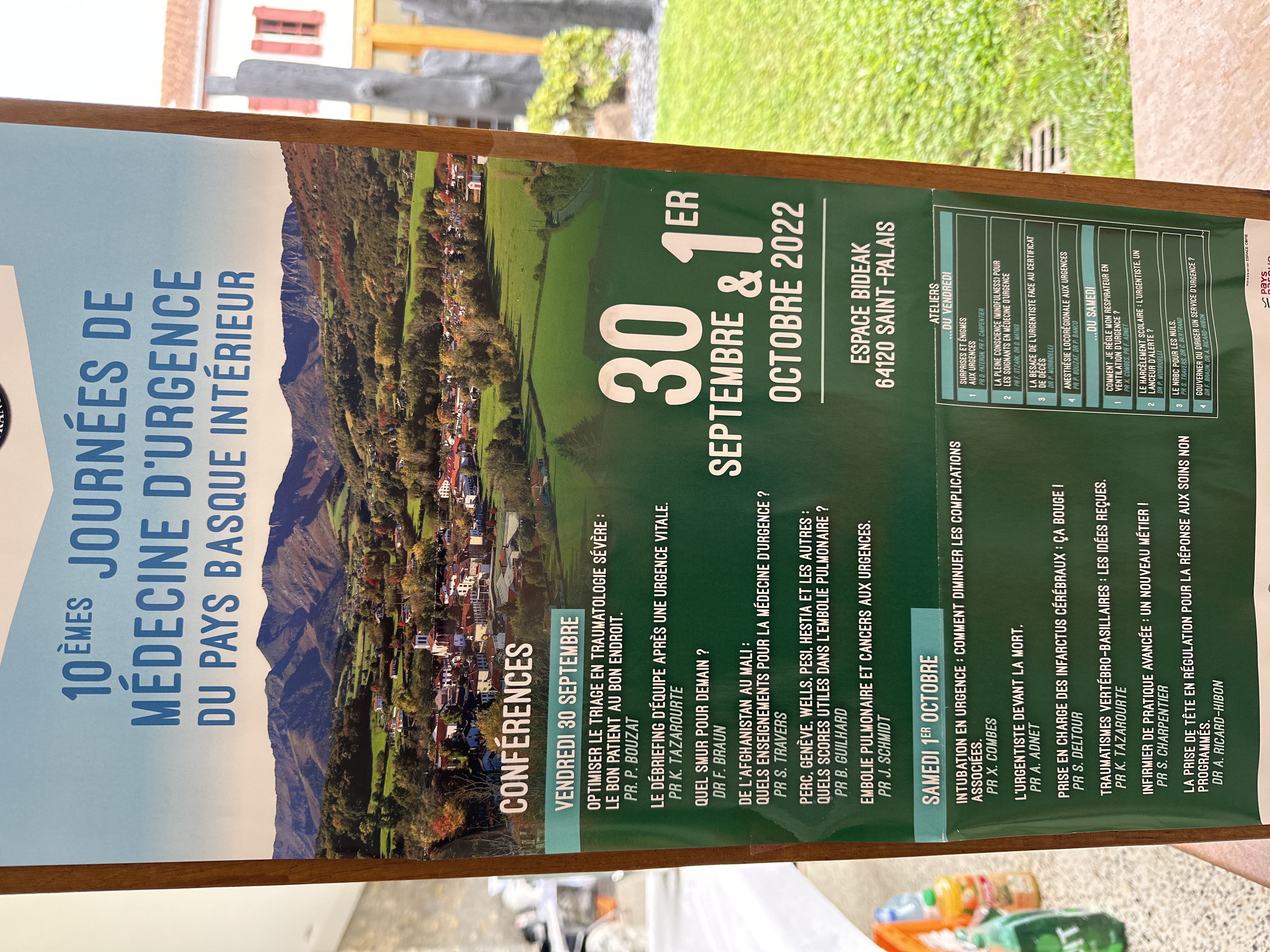 Au 10e journée de médecine d’Urgences du Pays Basque Intérieur