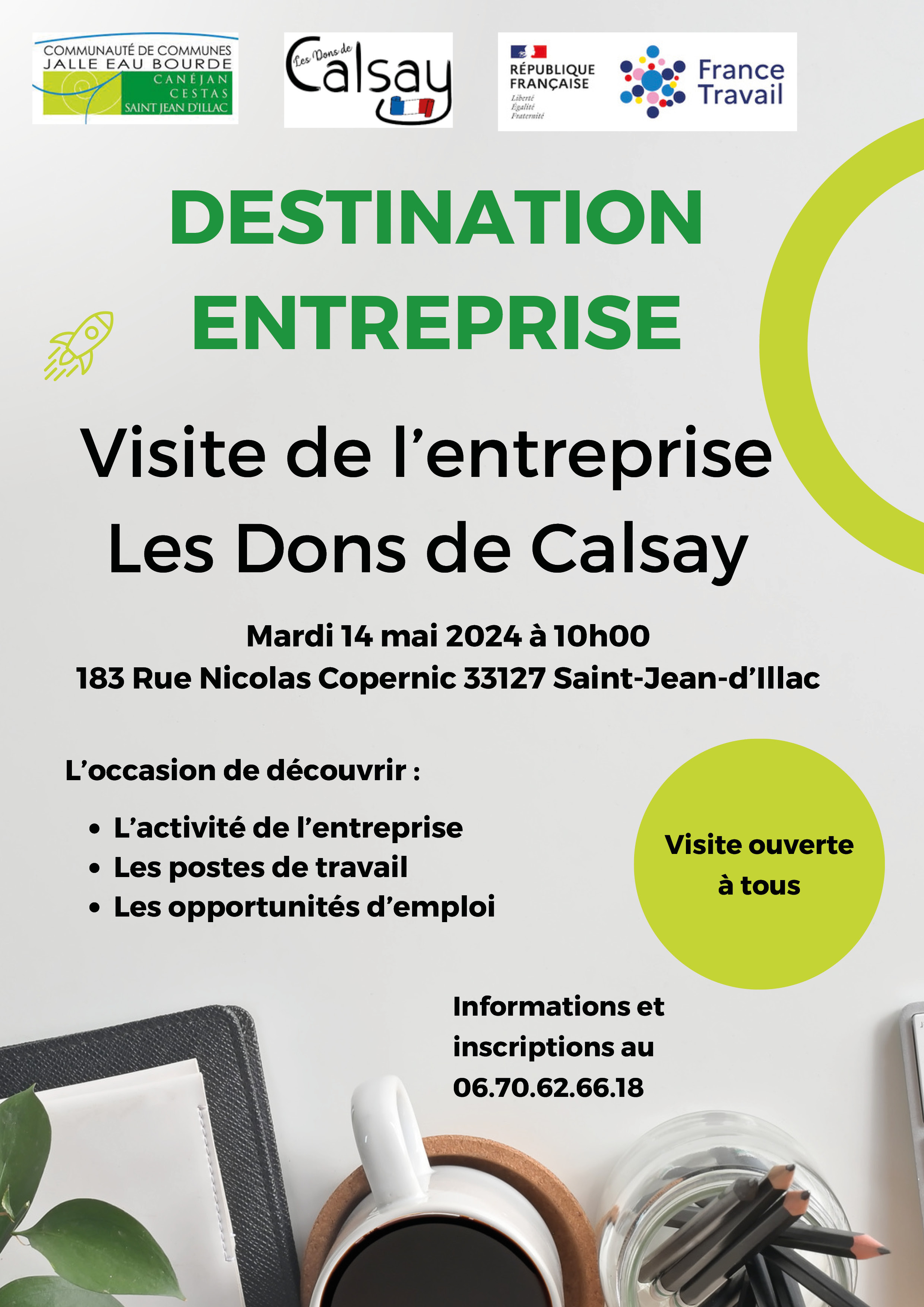 CDC Jalle Eau Bourde - Destination entreprise