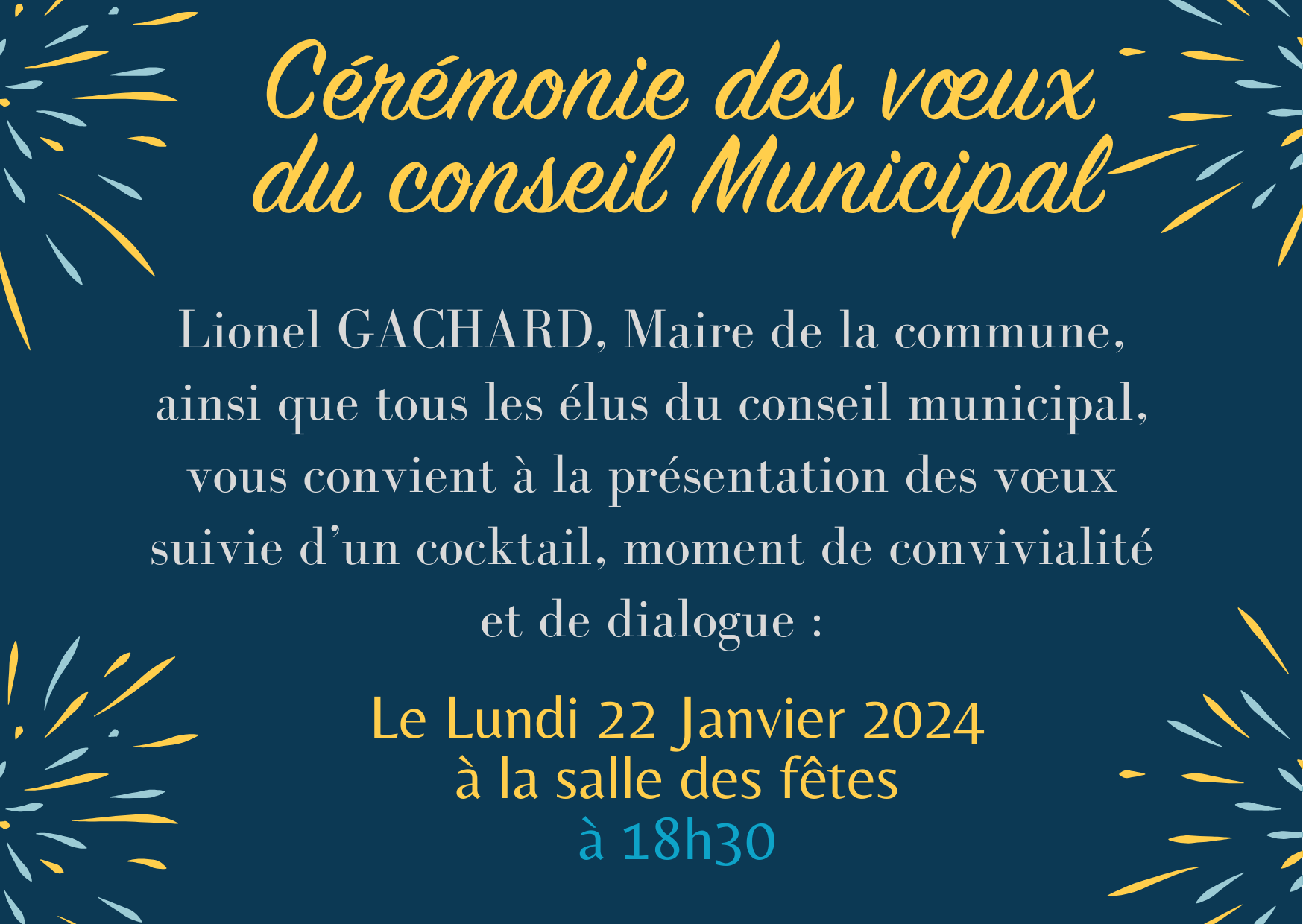 Voeux de la municipalité 