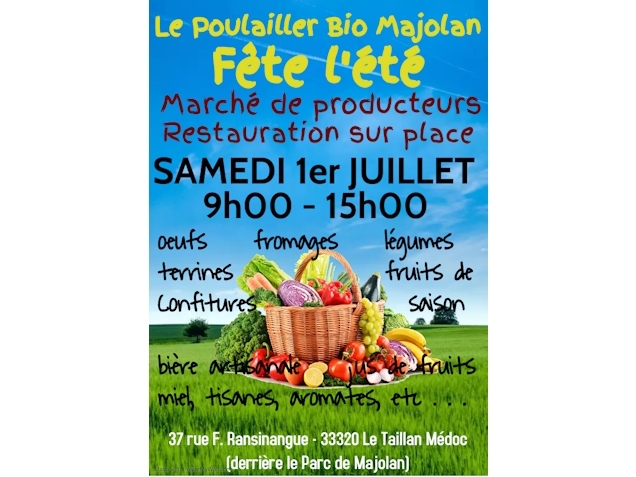 Marché de producteurs et restauration sur place