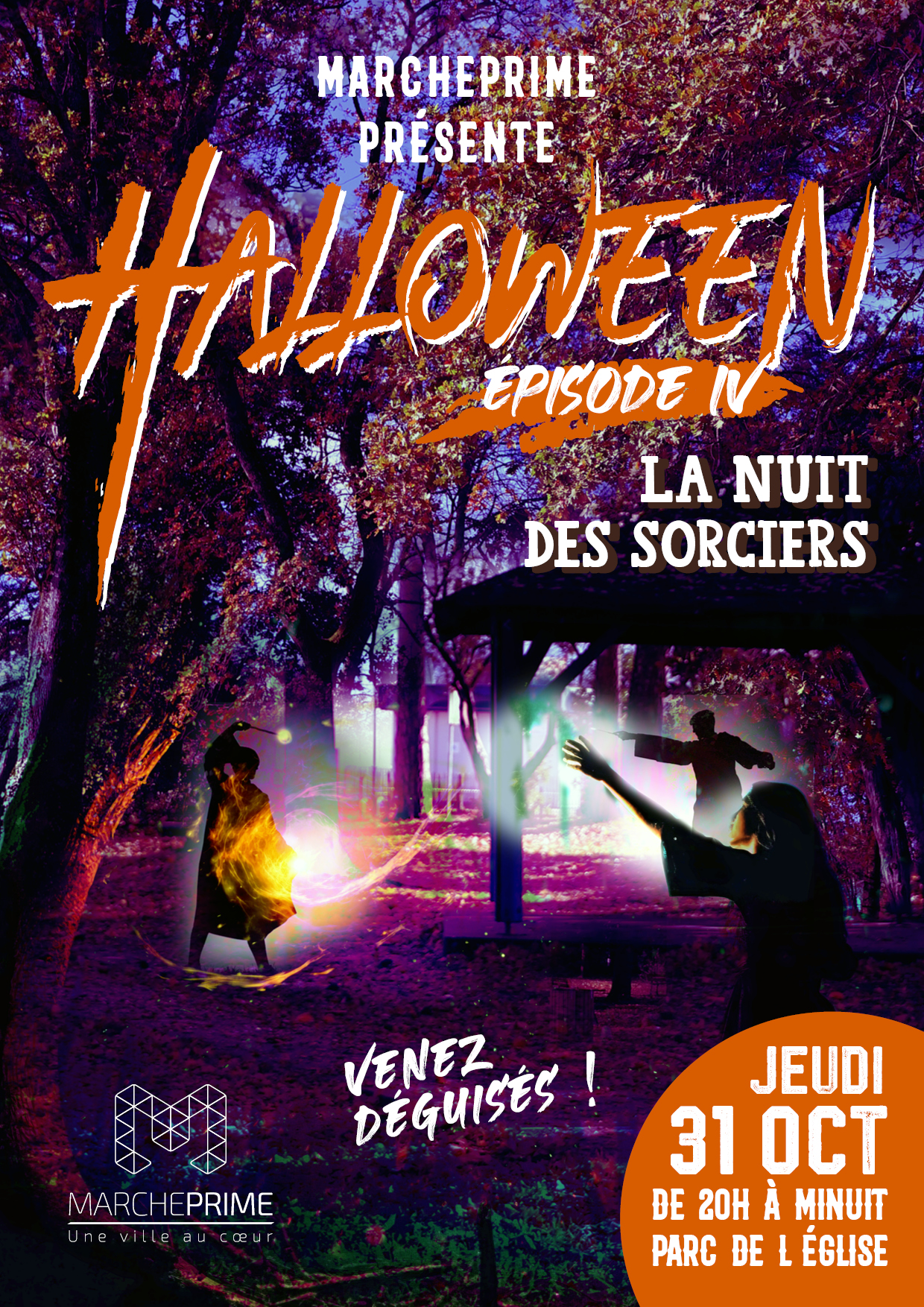 Soirée d'Halloween : la nuit des sorciers