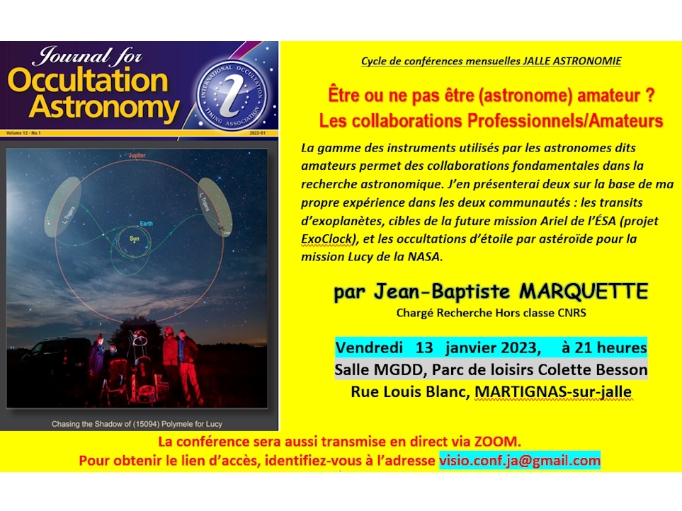 Conférence publique Janvier 2023