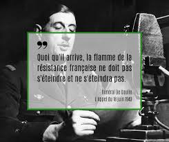COMMEMORATION DE L'APPEL DU 18 JUIN 1940 