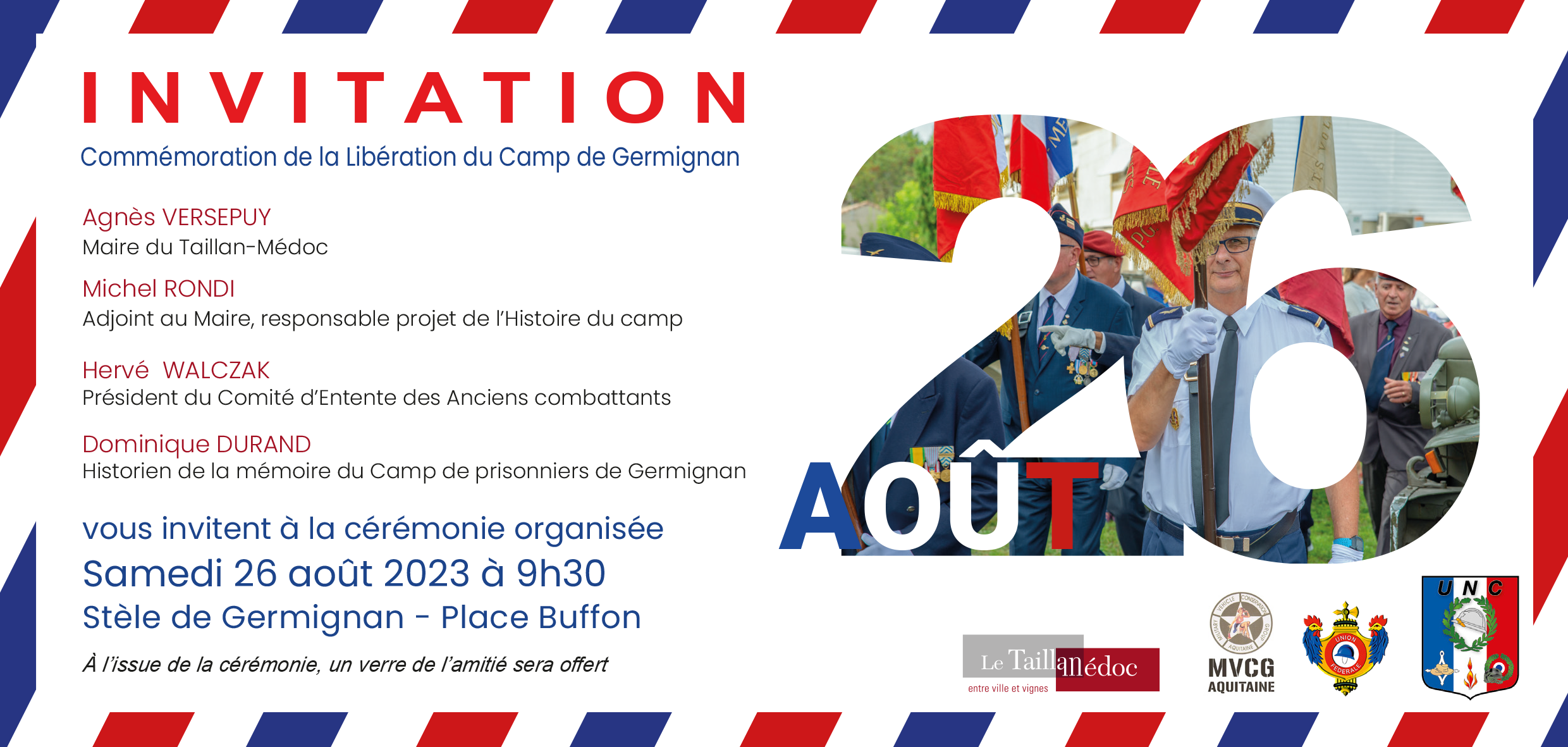 COMMEMORATION DE LA LIBERATION DU CAMP DE PRISONNIERS DE GERMIGNAN