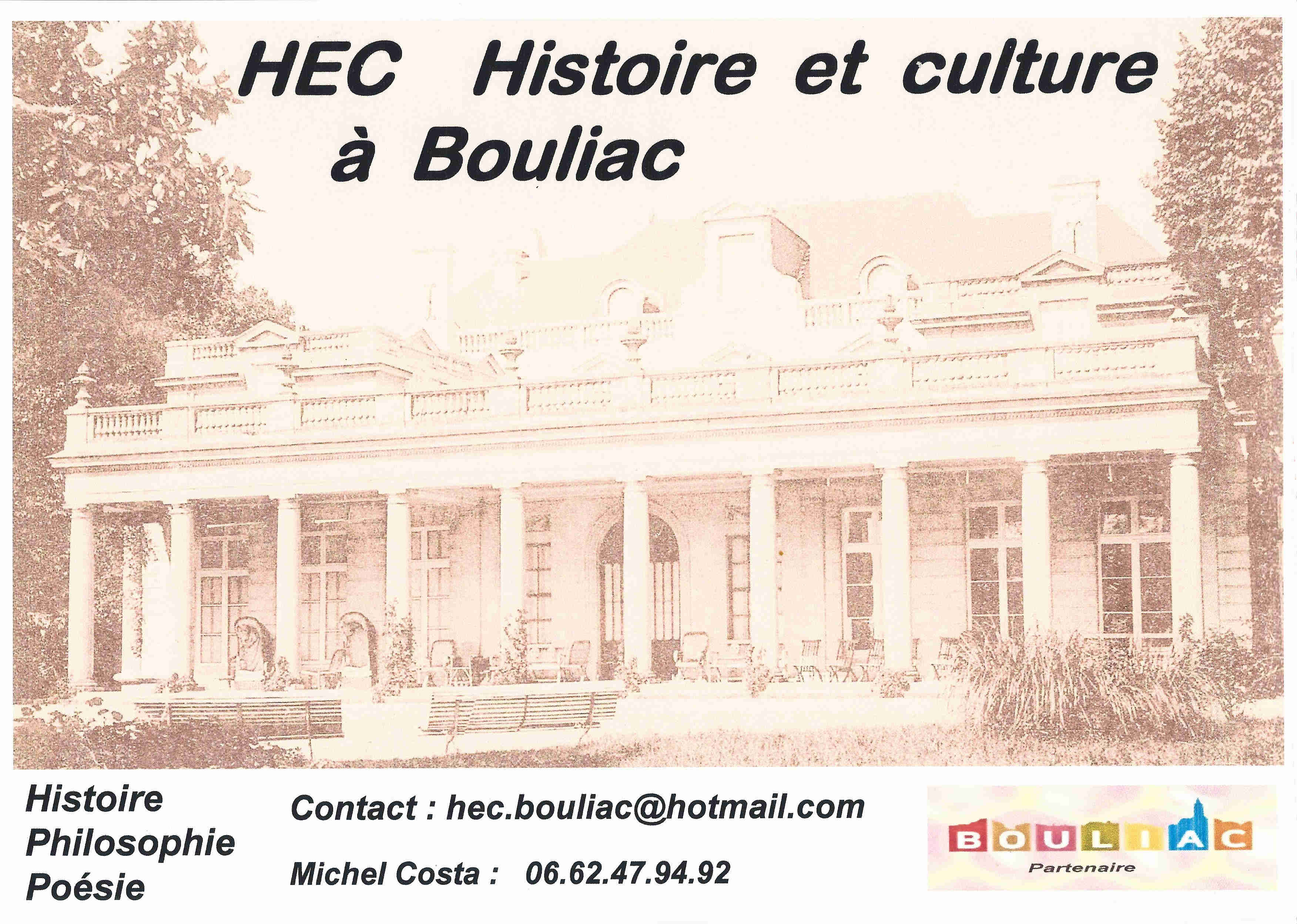 H E C Bouliac  (Histoire et Culture)