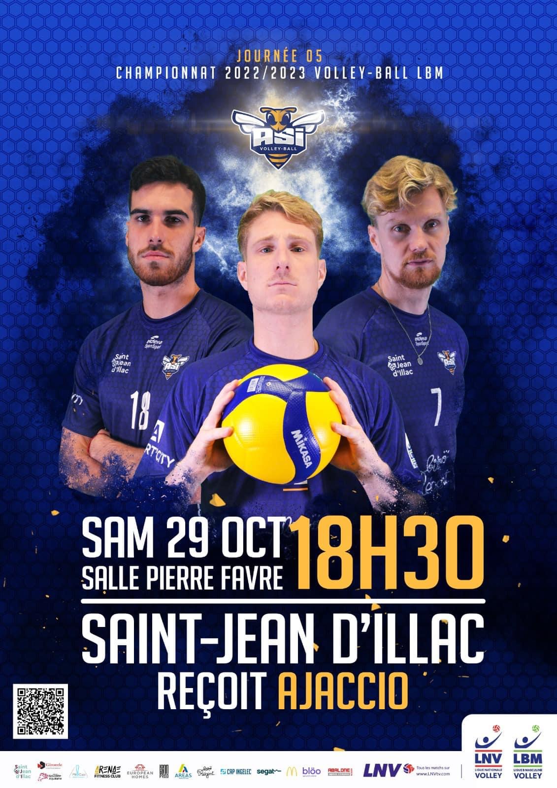 CHAMPIONNAT LIGUE B ASI VOLLEY BALL - AJACCIO