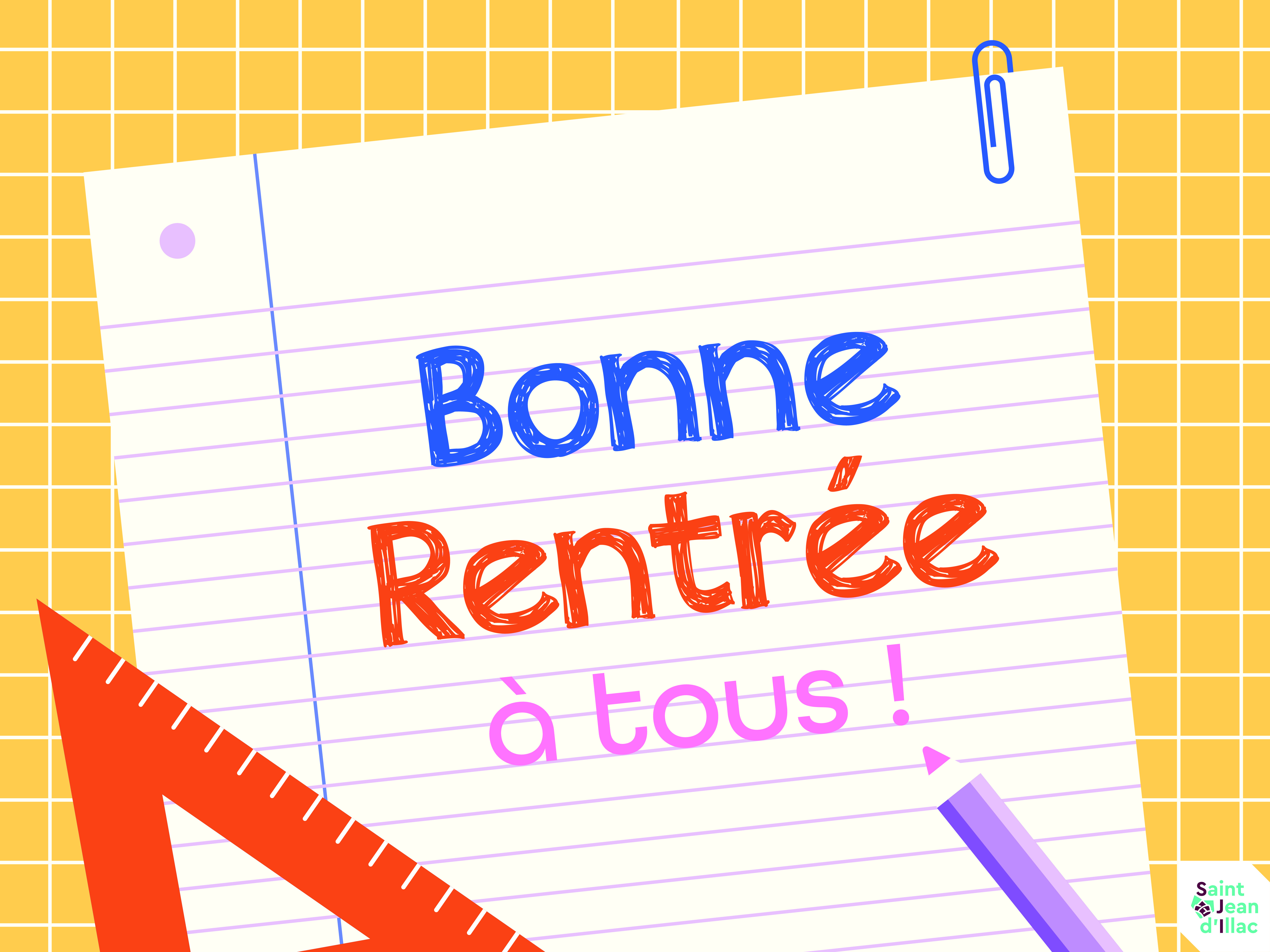 Bonne rentrée à  tous !